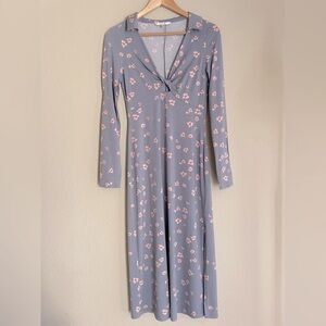 Wayf Floral Front Cutout Maxi Dress